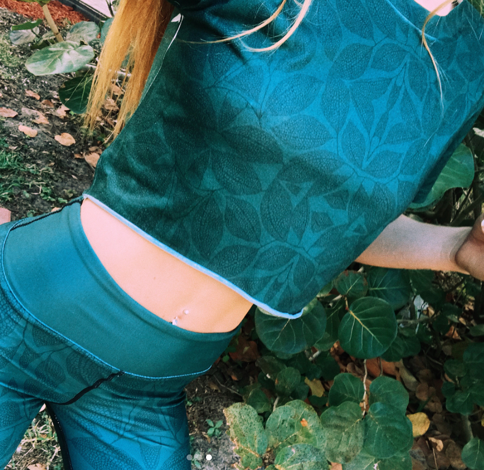 Wearable Art Crop Top : Cuban Cigar