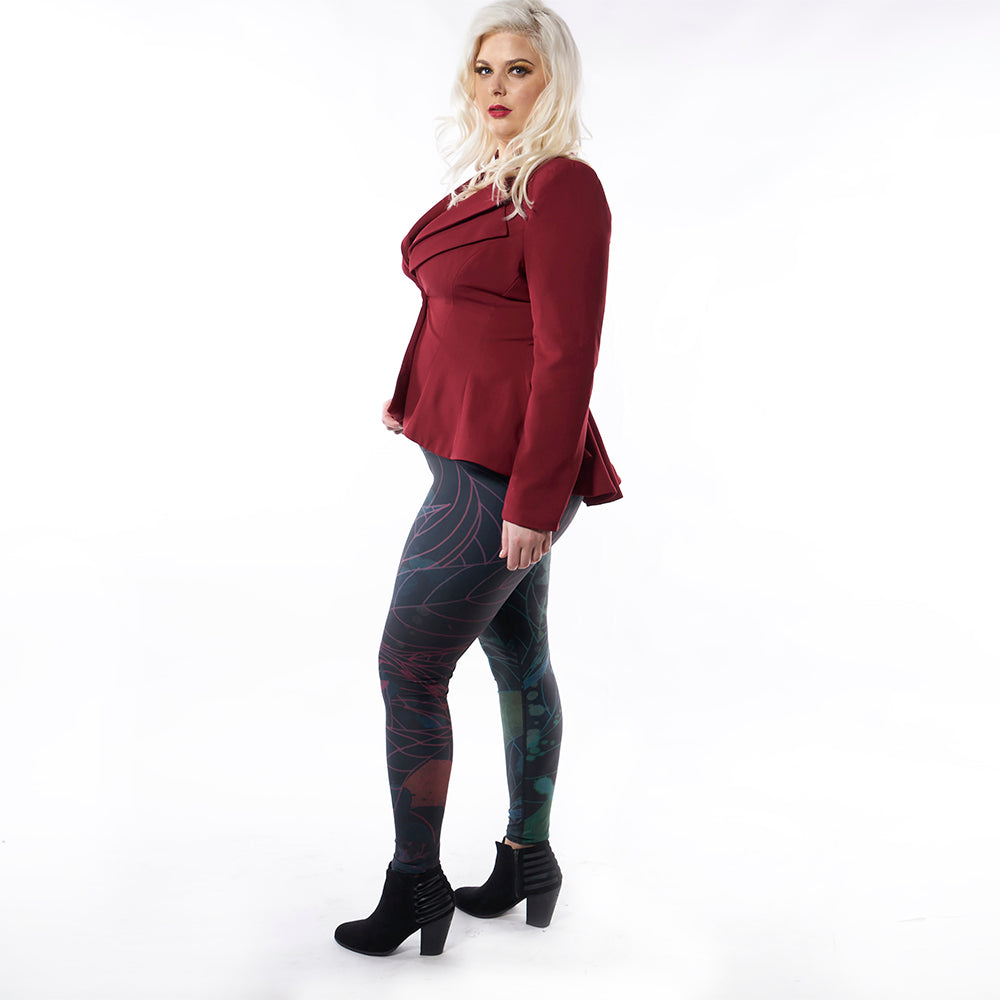 Wearable Art Leggings : Araña