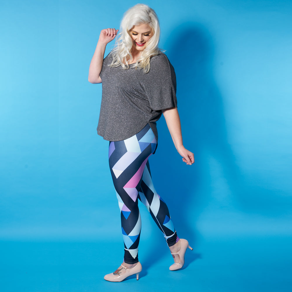 Wearable Art Leggings : Labyrinth