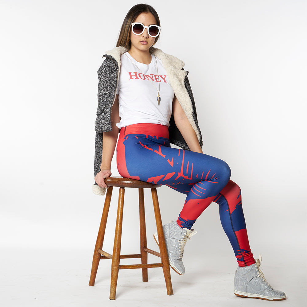 Wearable Art Leggings : Sweet Talker