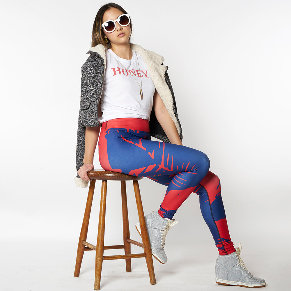 Wearable Art Leggings : Sweet Talker