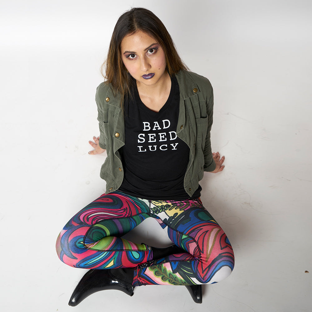 Wearable Art Leggings : Transported