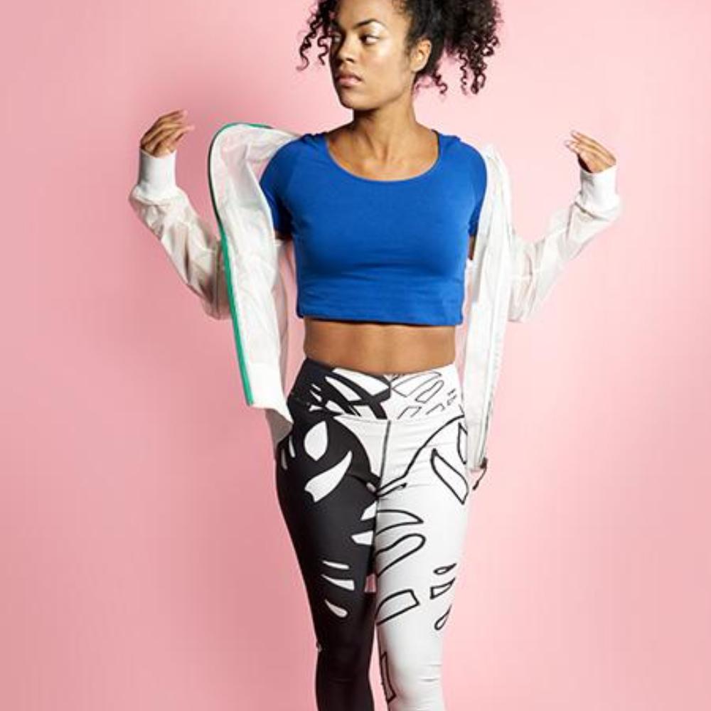 Wearable Art Leggings : Black & Tight