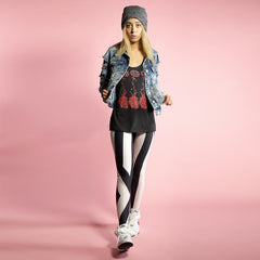 Wearable Art Leggings : Wrapped