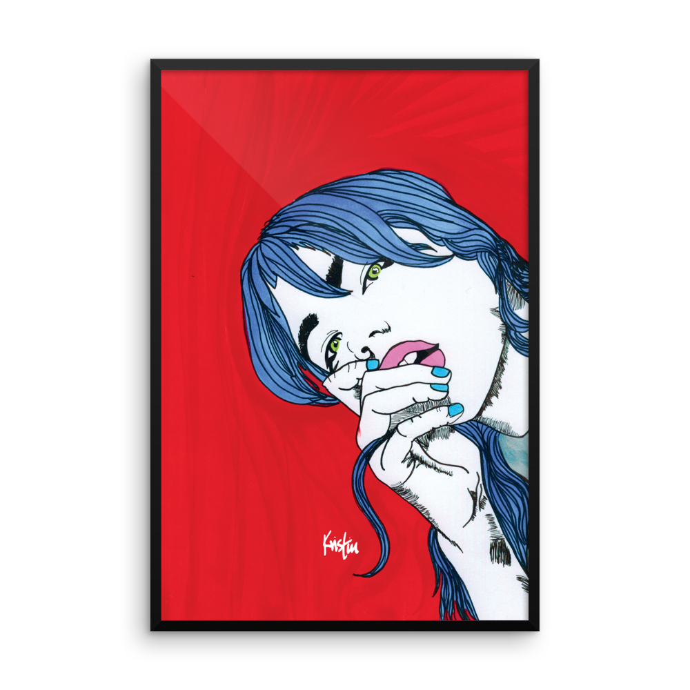 Framed Art Print : Dopamine