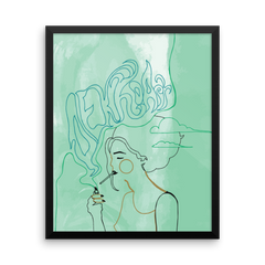 Framed Art Print : Comatose