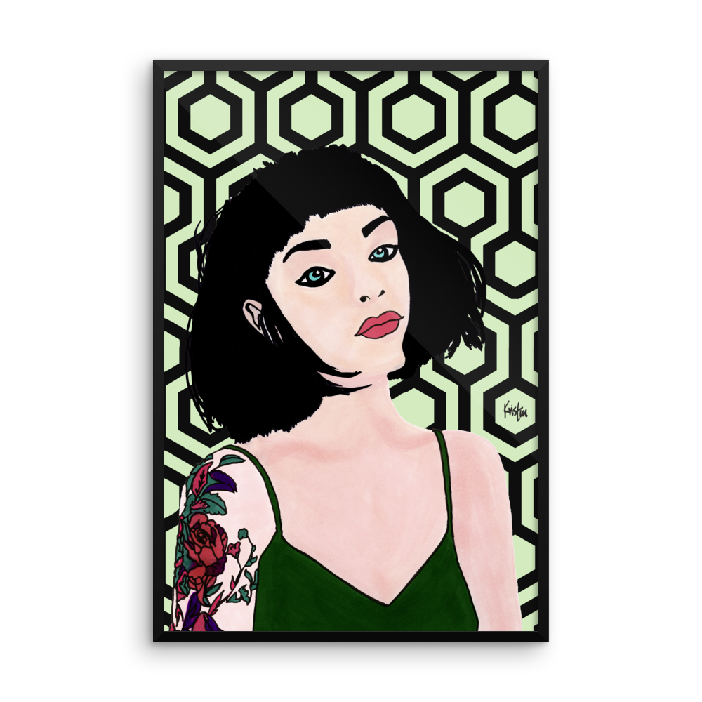 Framed Art Print : Debra