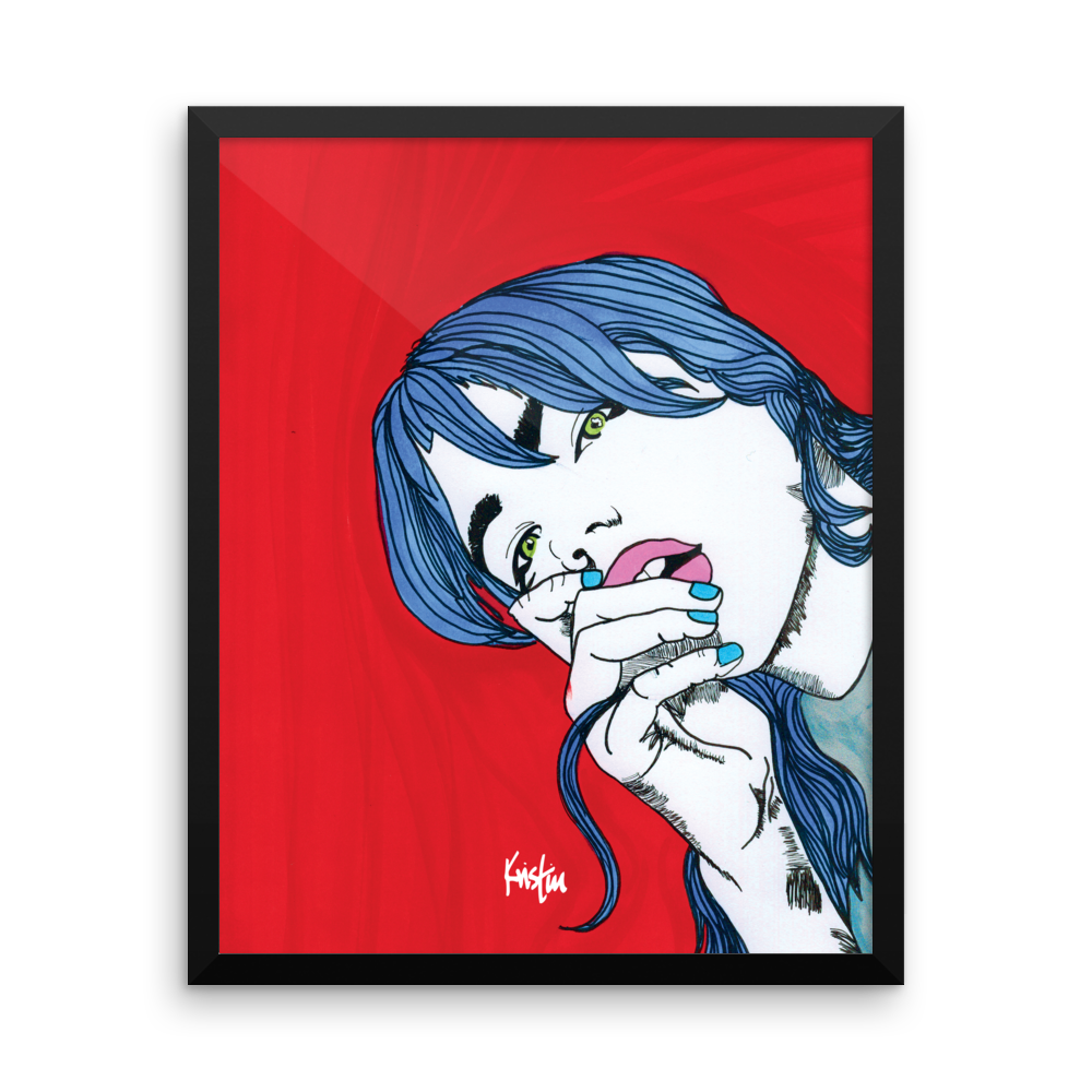 Framed Art Print : Dopamine
