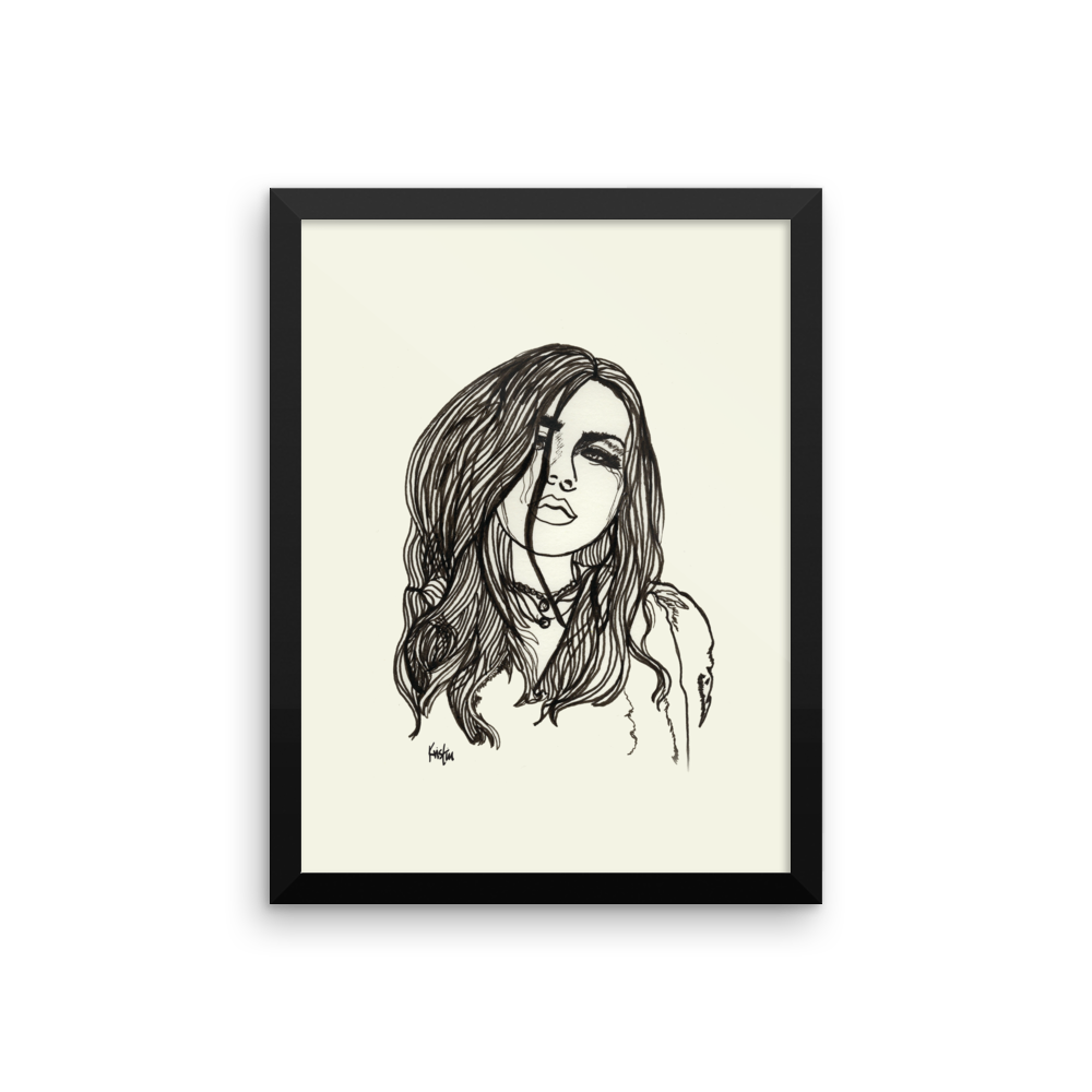 Framed Art Print : Starálfur