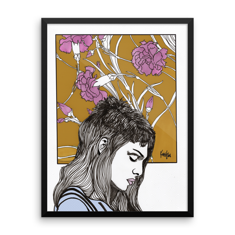Framed Art Print : Roxanne