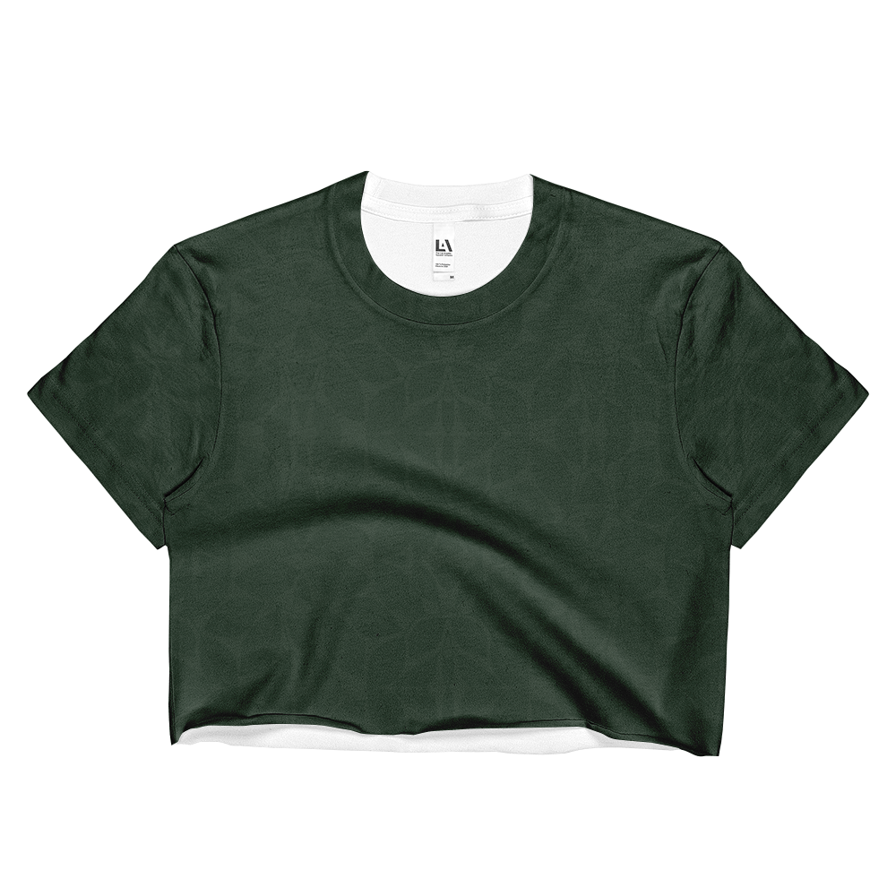 Wearable Art Crop Top : Cuban Cigar