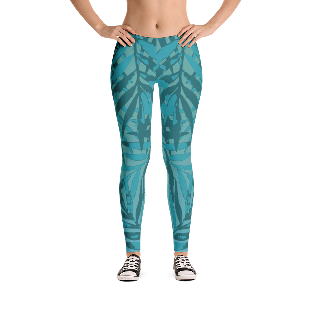 Wearable Art Leggings : Paradise (Lower Waist)