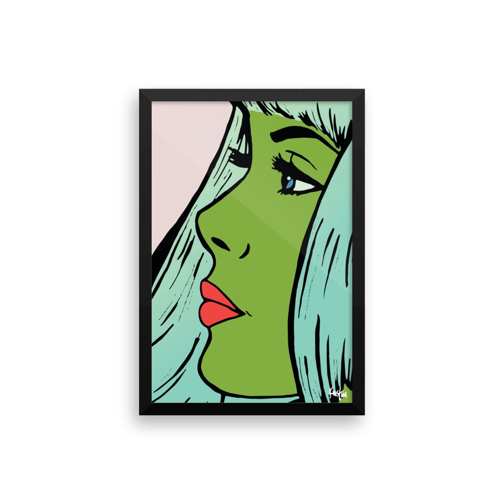 Framed Art Print : Molly