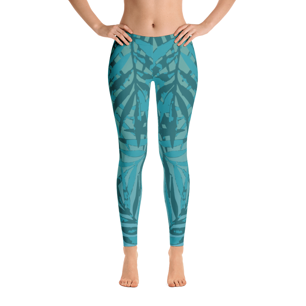 Wearable Art Leggings : Paradise (Lower Waist)