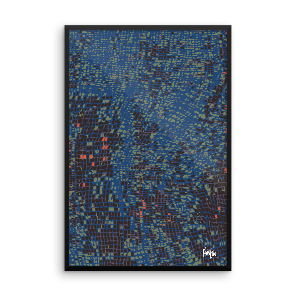 Framed Art Print : Stitches