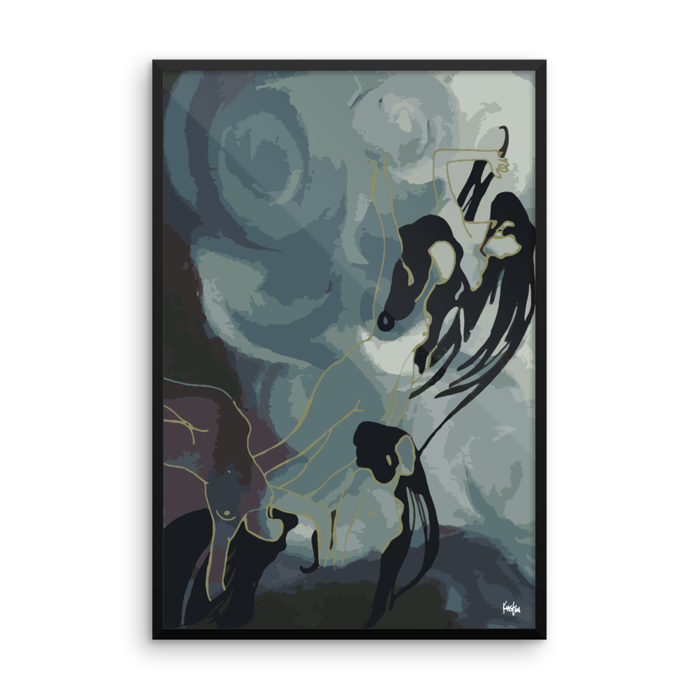 Framed Art Print : Dante