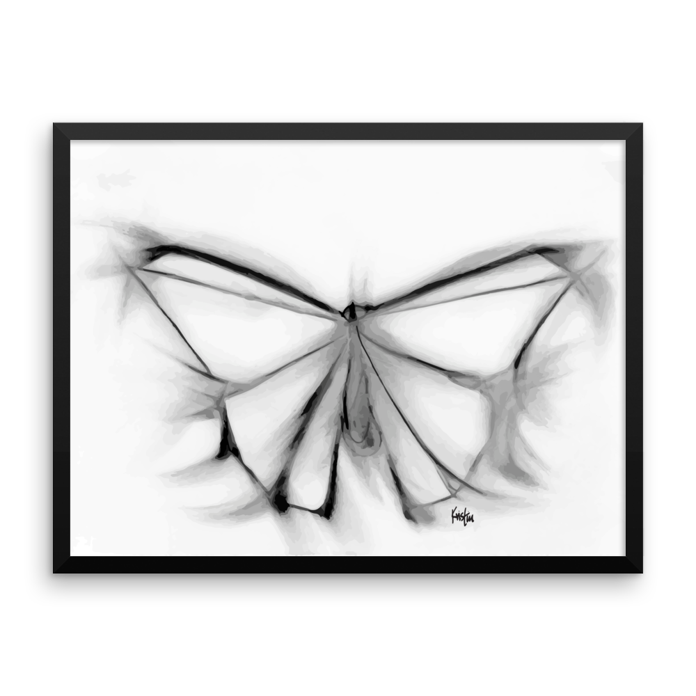 Framed Art Print : Omen