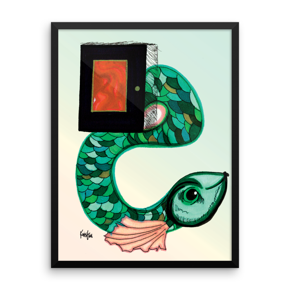 Framed Art Print : Wonder