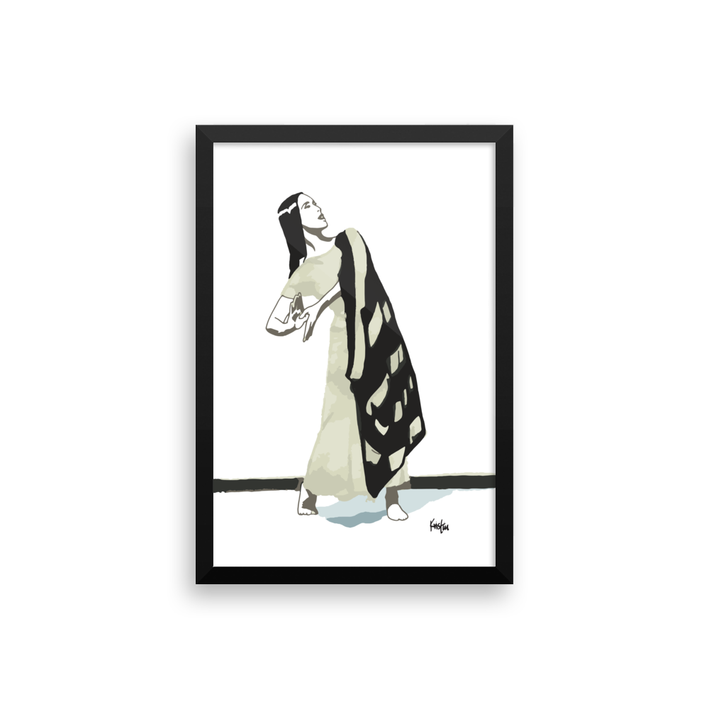 Framed Art Print : Arabesque No. 1
