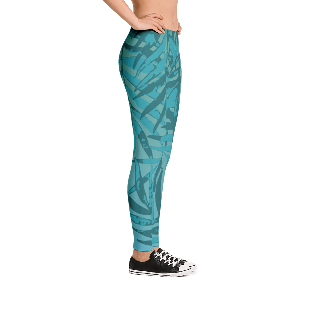 Wearable Art Leggings : Paradise (Lower Waist)