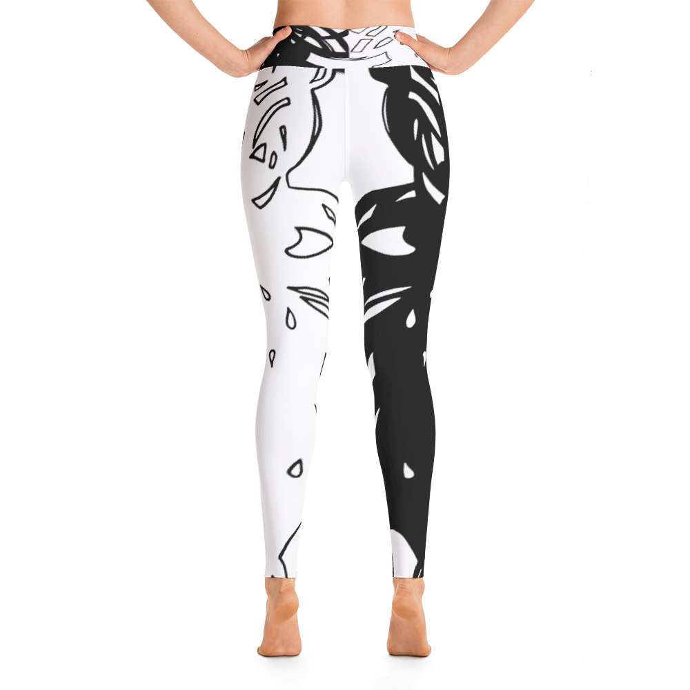 Wearable Art Leggings : Black & Tight