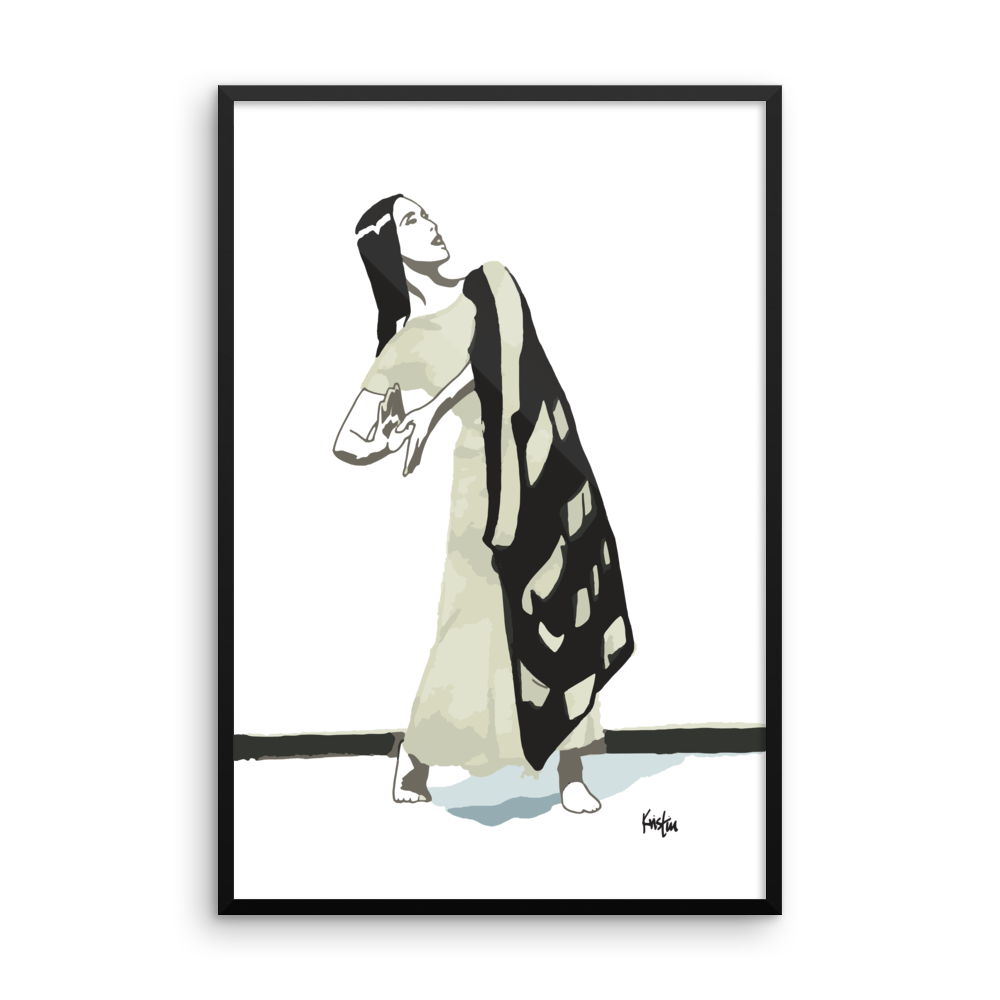 Framed Art Print : Arabesque No. 1