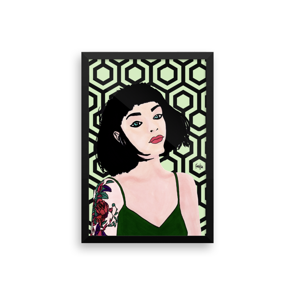 Framed Art Print : Debra