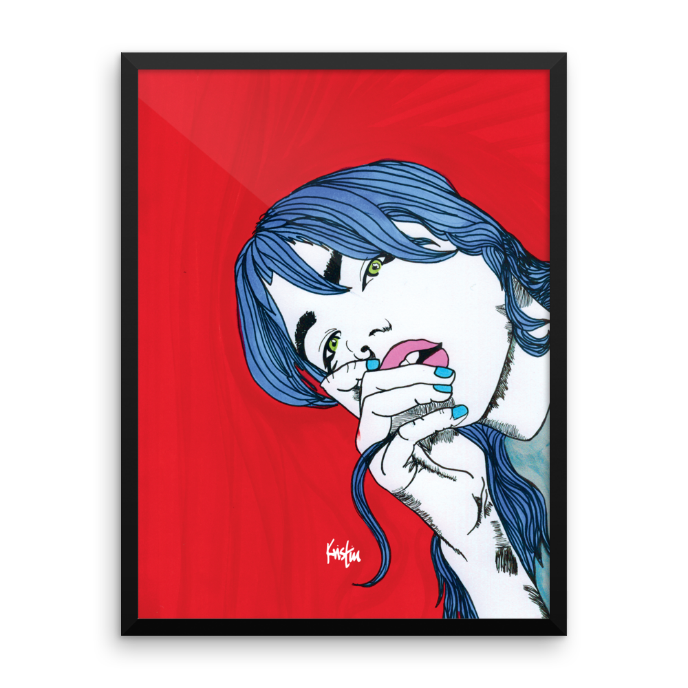 Framed Art Print : Dopamine