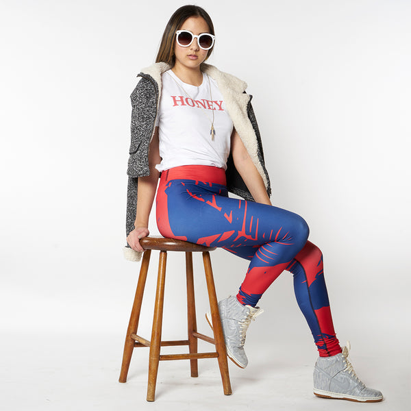 Wearable Art Leggings : Sweet Talker